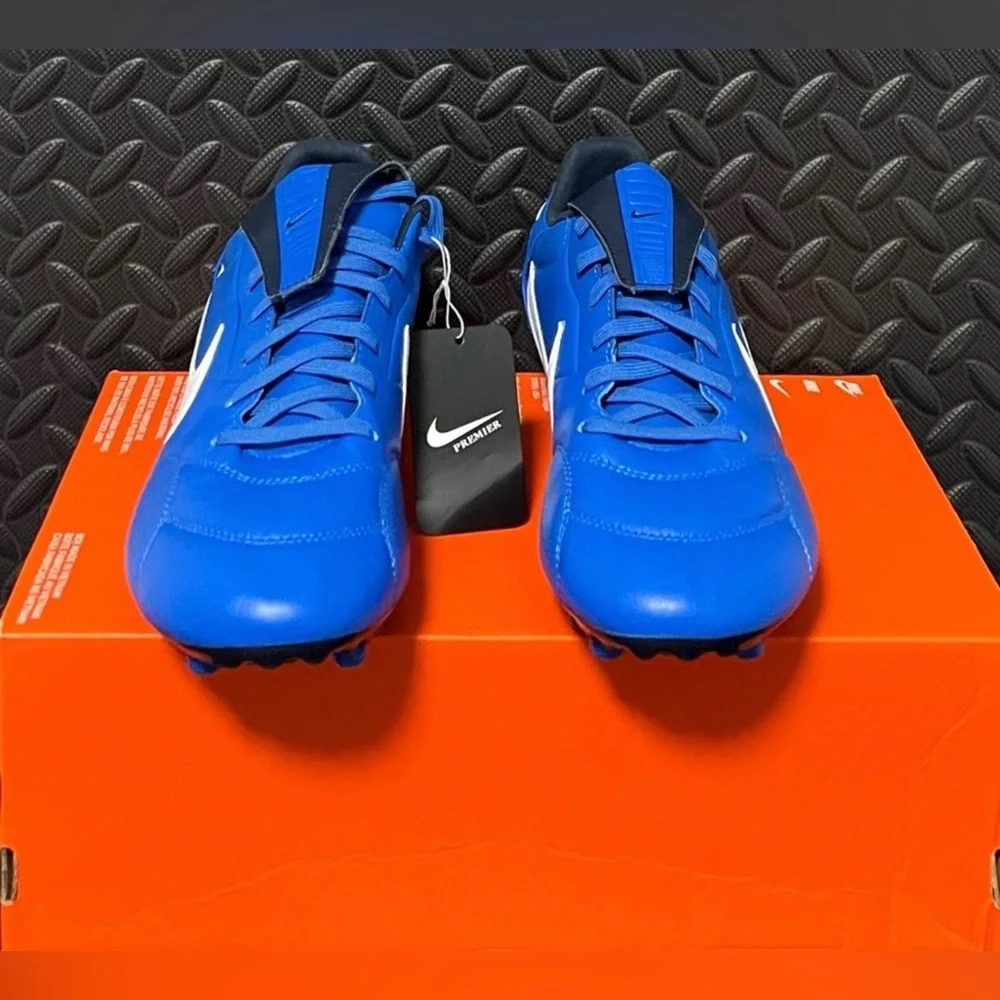 Nike Premier III FG Soccer‎ Cleats AT5889-414 Signal Blue White Mens Sizes